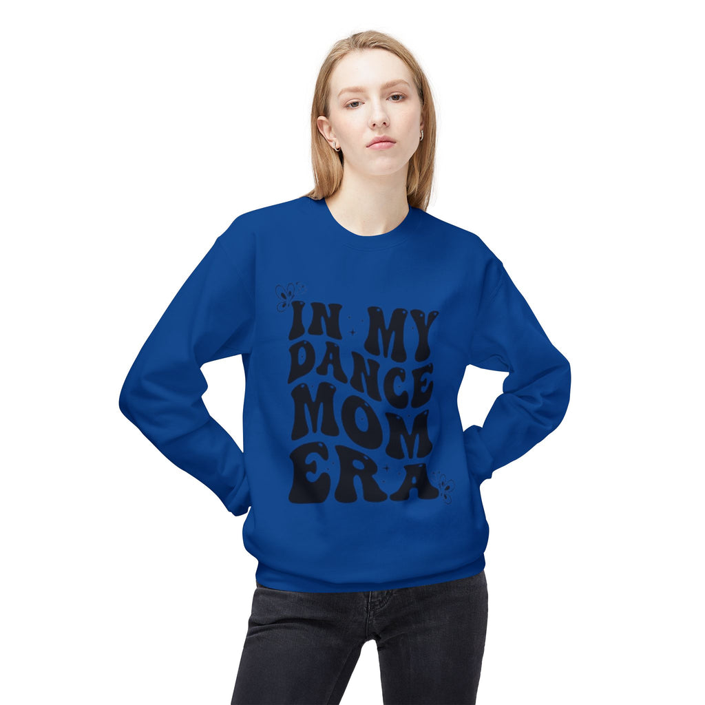 Dance Mom Crewneck Sweatshirt — "In My Dance Mom Era" Retro Script