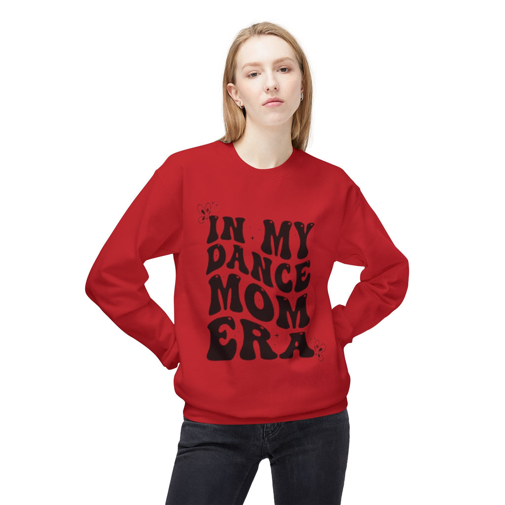 Dance Mom Crewneck Sweatshirt — "In My Dance Mom Era" Retro Script