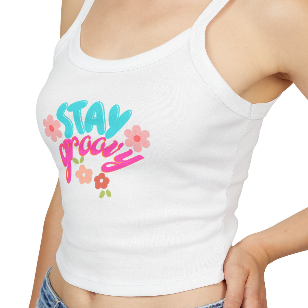 Stay Groovy Floral Tank Top