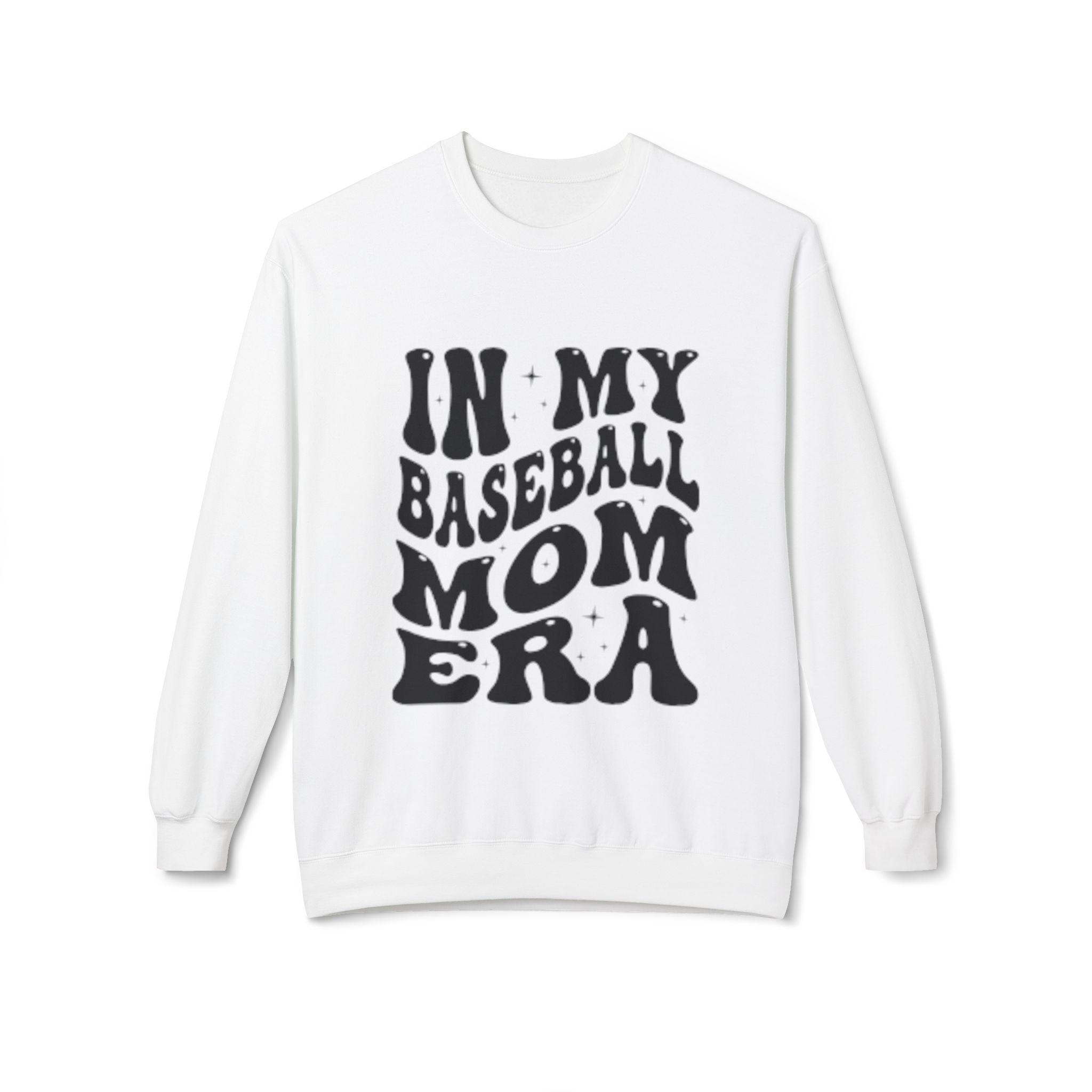 Baseball Mom Crewneck Sweatshirt - "In My Baseball Mom Era" Retro Graphic