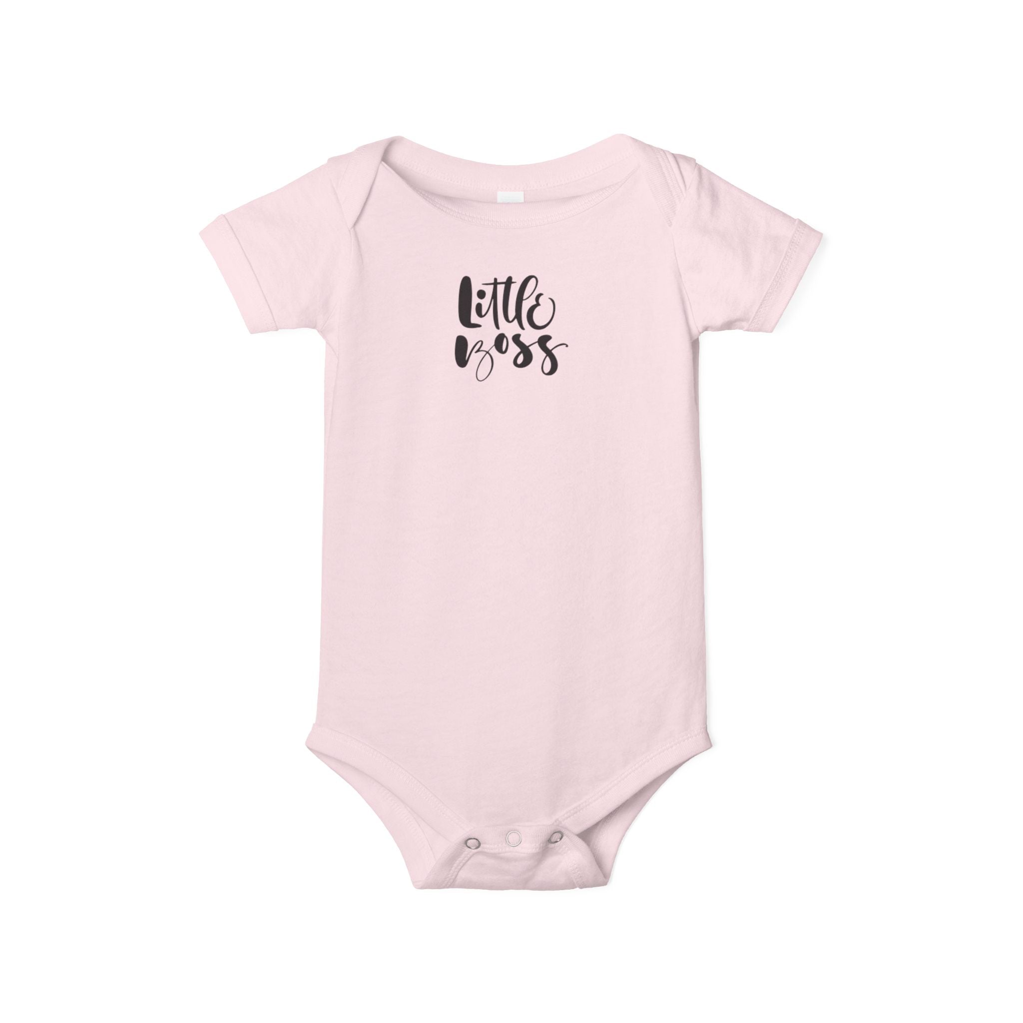 Infant One-Piece – "Little Boss" Cute Baby Bodysuit | Newborn Gift