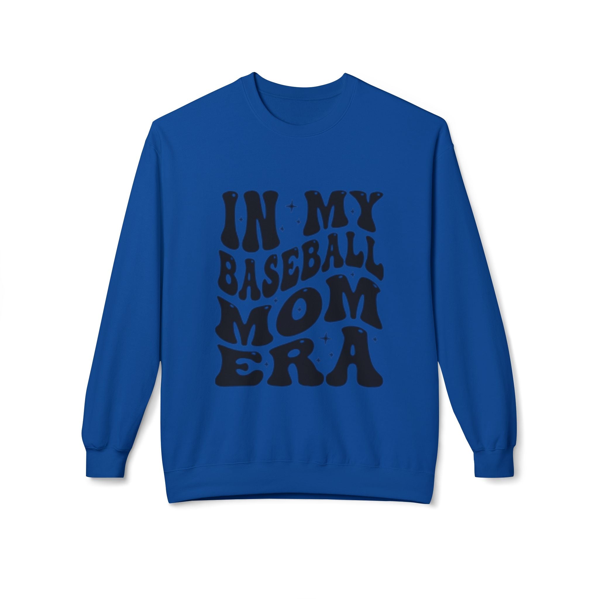 Baseball Mom Crewneck Sweatshirt - "In My Baseball Mom Era" Retro Graphic