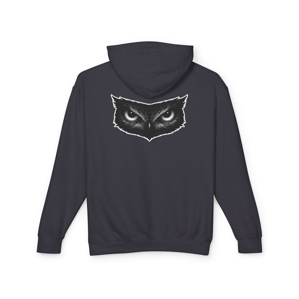 Owl Gaze Hoodie "FLAUNT" Lightweight Hooded Sweatshirt