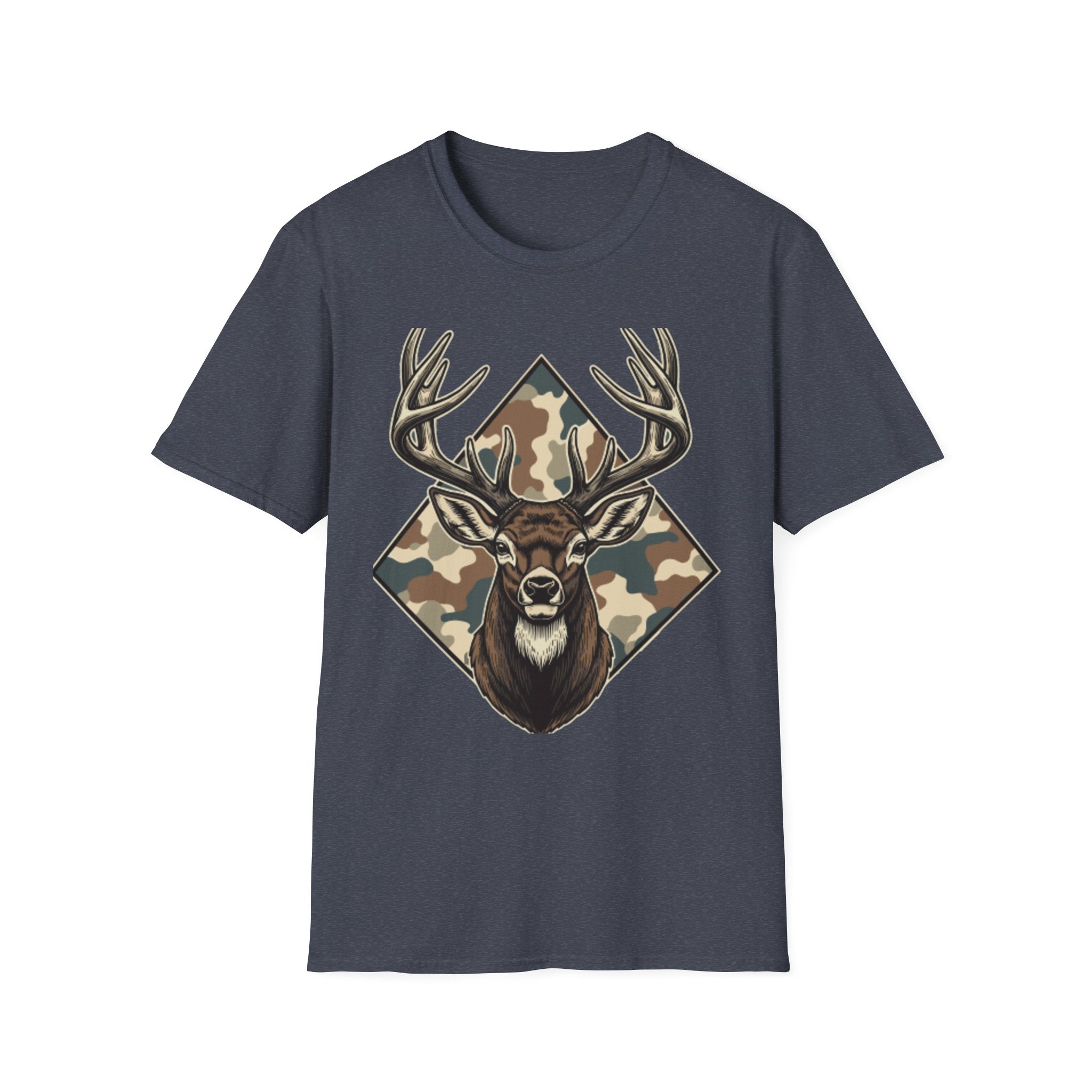 Camo Deer Buck T-Shirt – Graphic Hunting Tee