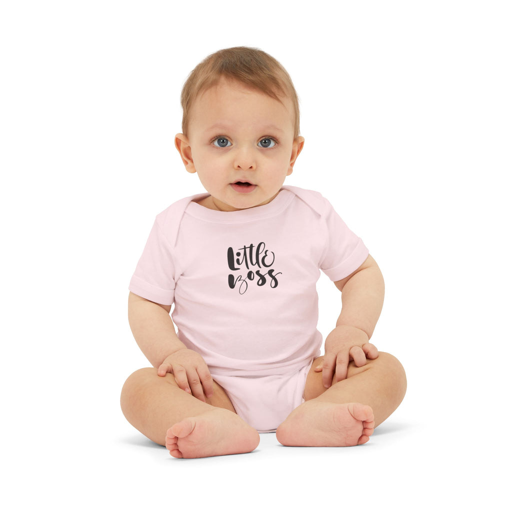 Infant One-Piece – "Little Boss" Cute Baby Bodysuit | Newborn Gift