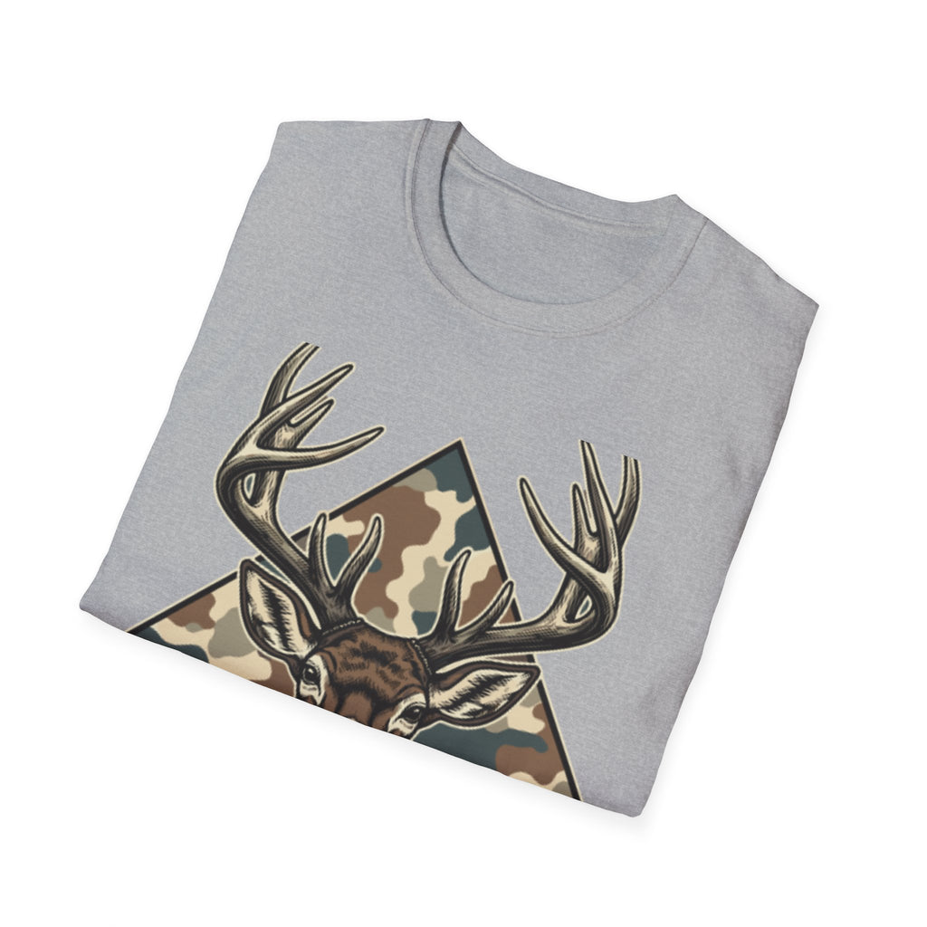 Camo Deer Buck T-Shirt – Graphic Hunting Tee