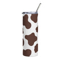 Cow Print 20oz Stainless Tumbler — Insulated Travel Cup