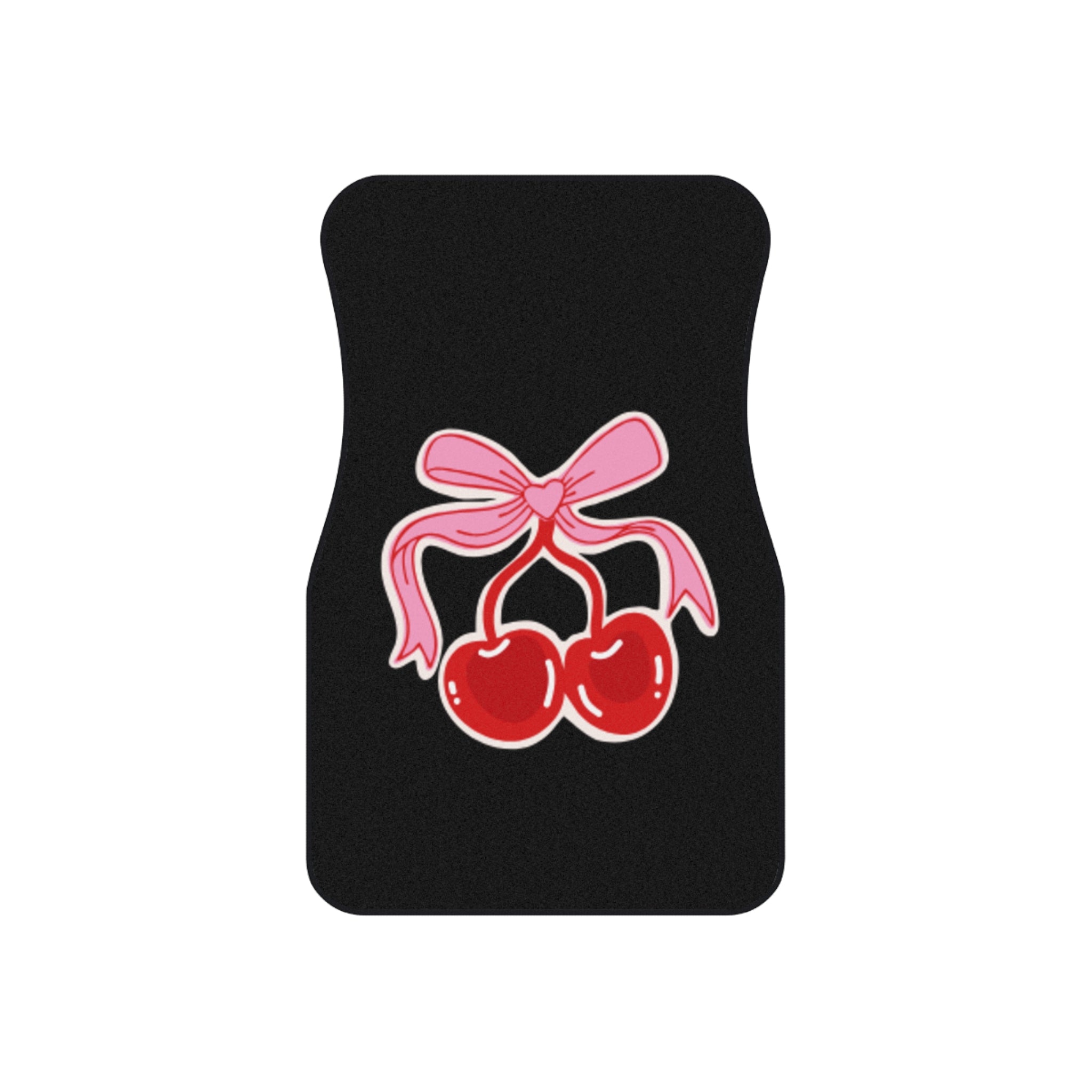 Cherry Bow Car Floor Mats — Cute Retro Car Mats (Set of 4)