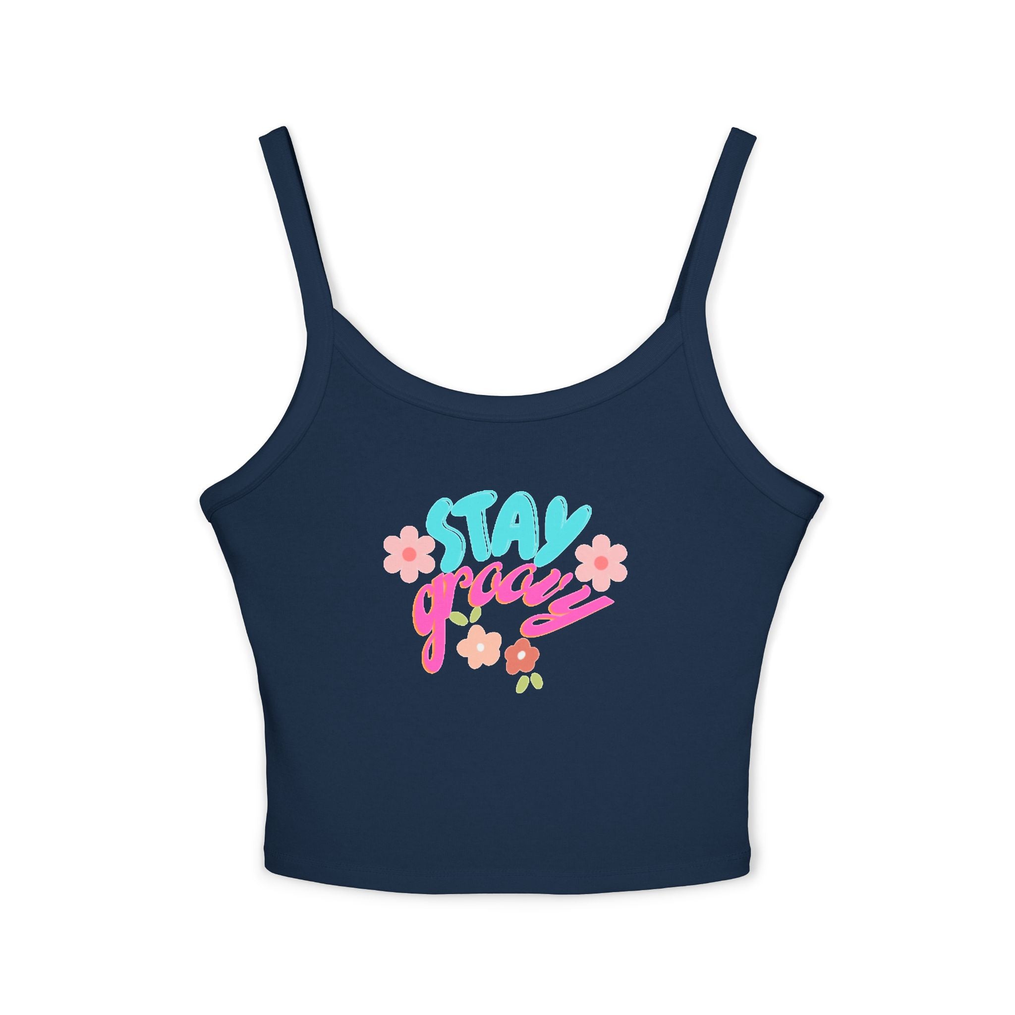 Stay Groovy Floral Tank Top