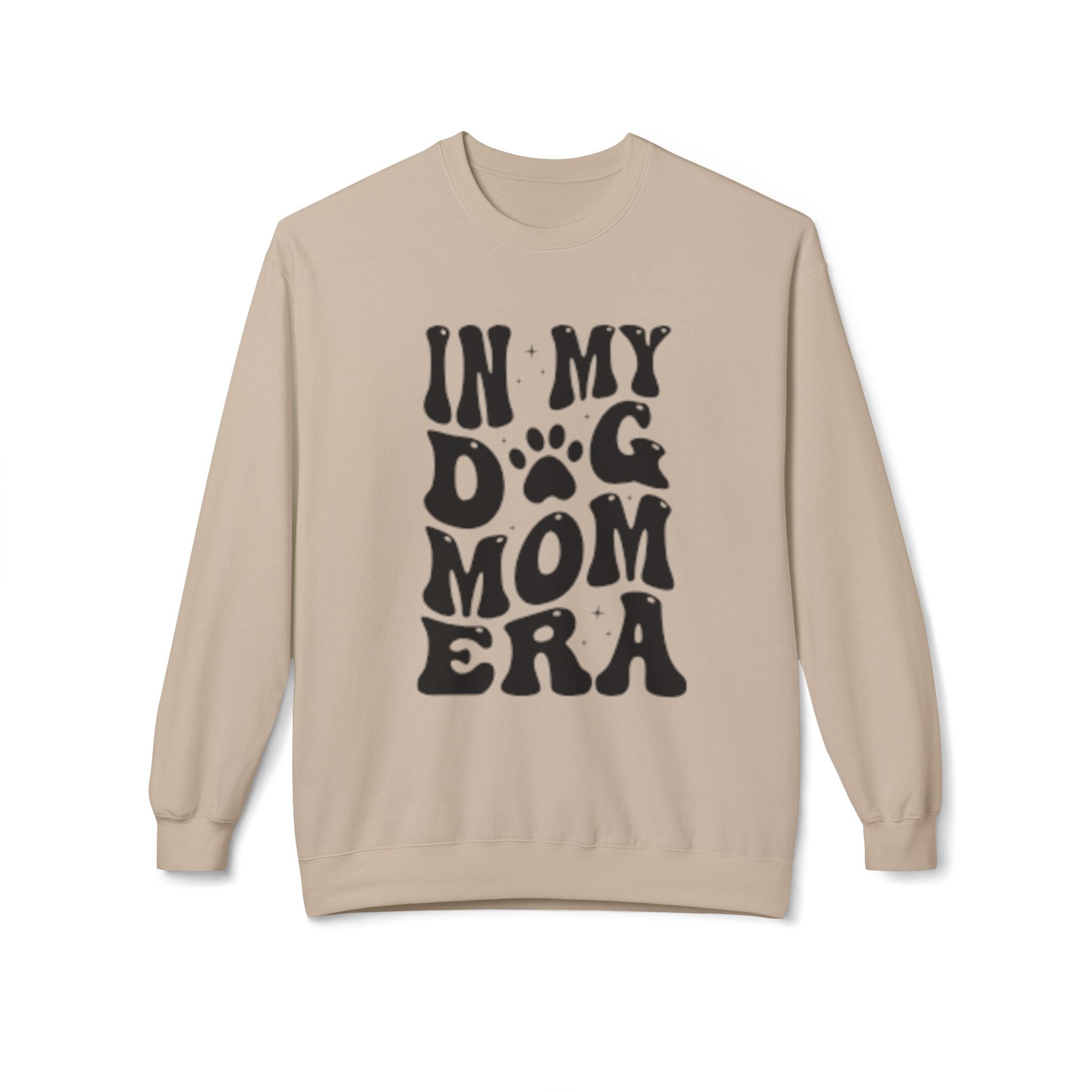Dog Mom Era Sweatshirt — "In My Dog Mom Era" Paw Print Crewneck