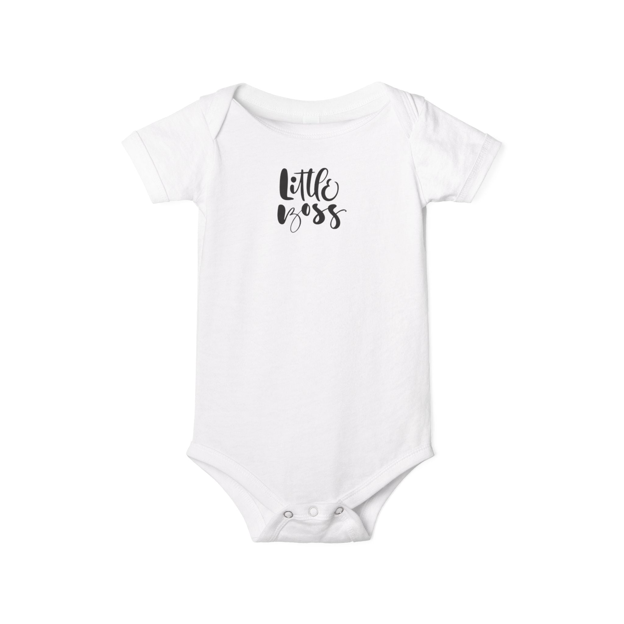 Infant One-Piece – "Little Boss" Cute Baby Bodysuit | Newborn Gift