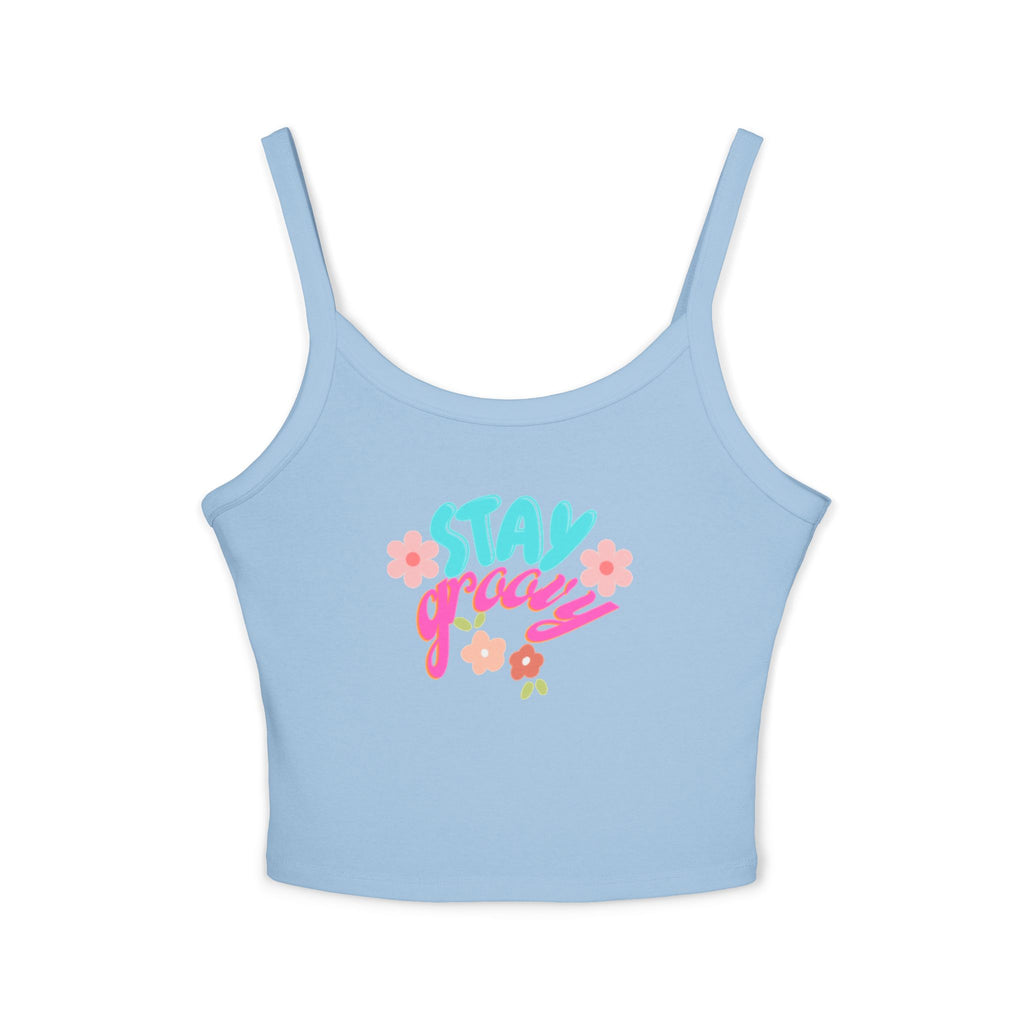 Stay Groovy Floral Tank Top