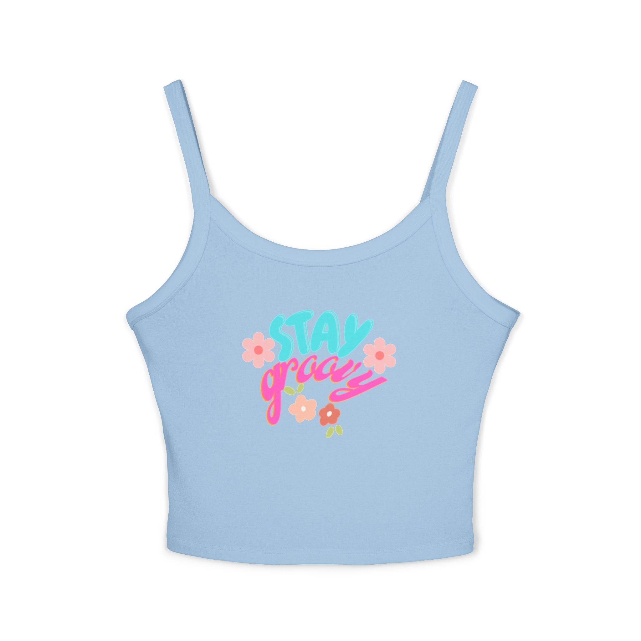 Stay Groovy Floral Tank Top