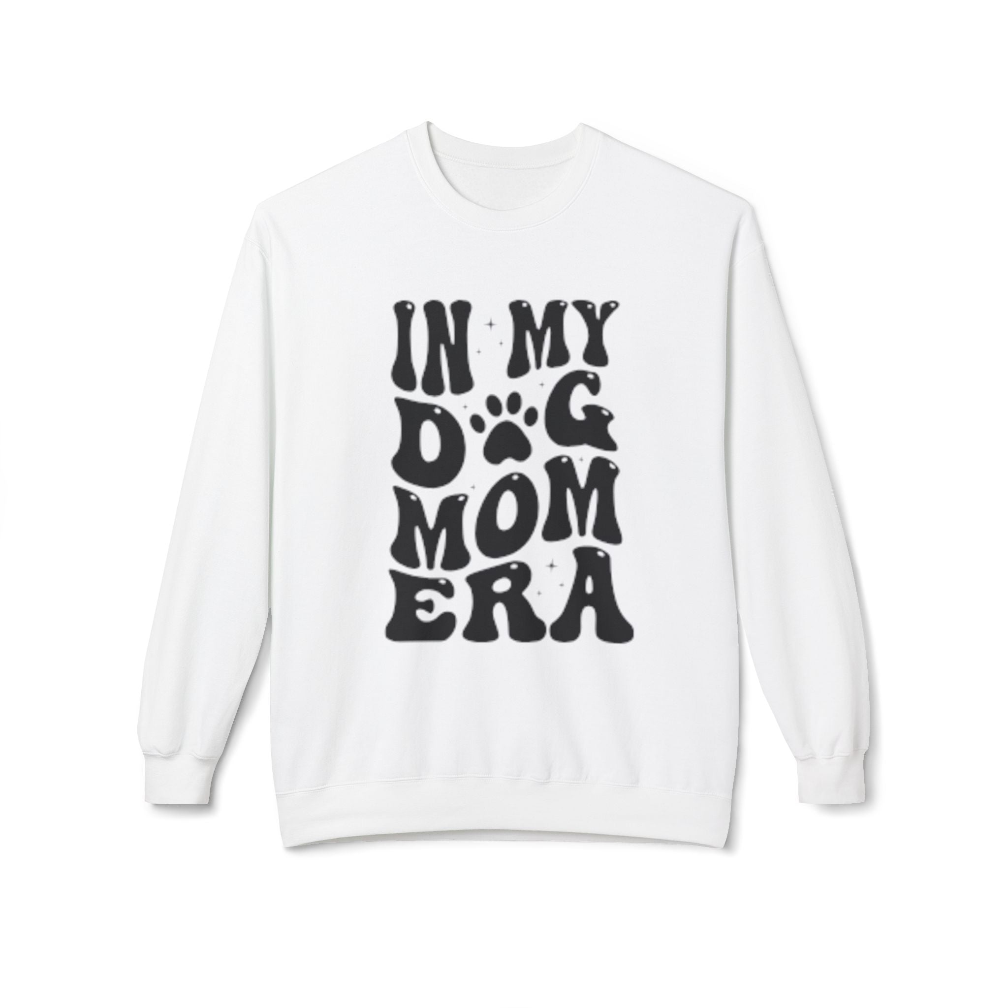 Dog Mom Era Sweatshirt — "In My Dog Mom Era" Paw Print Crewneck