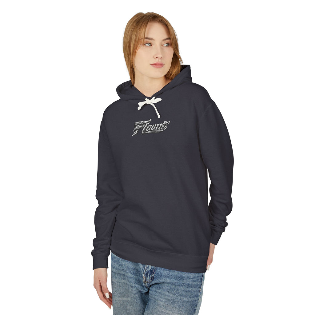 Owl Gaze Hoodie "FLAUNT" Lightweight Hooded Sweatshirt