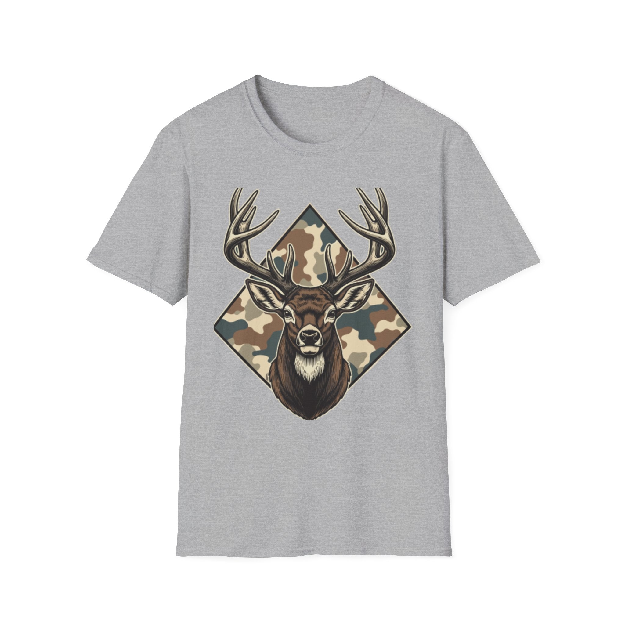 Camo Deer Buck T-Shirt – Graphic Hunting Tee