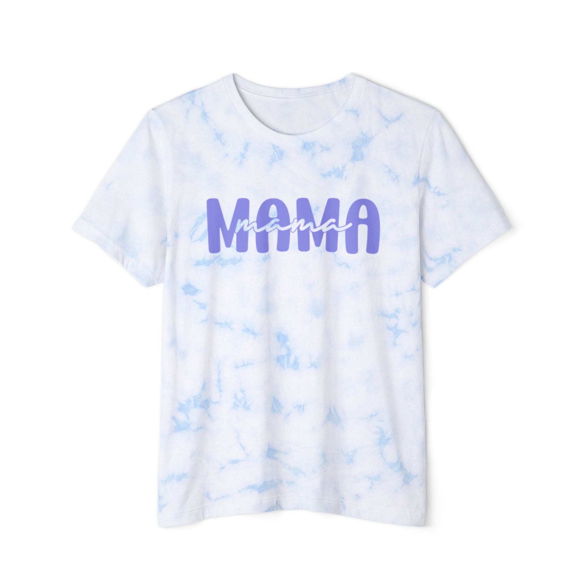 Mama Tie-Dye Tee — Pastel Retro 'Mama' Graphic Shirt