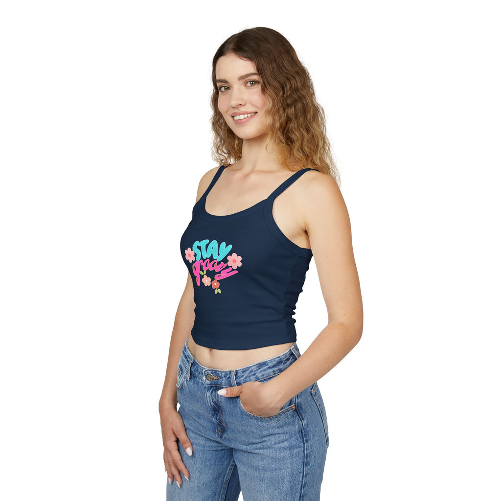 Stay Groovy Floral Tank Top