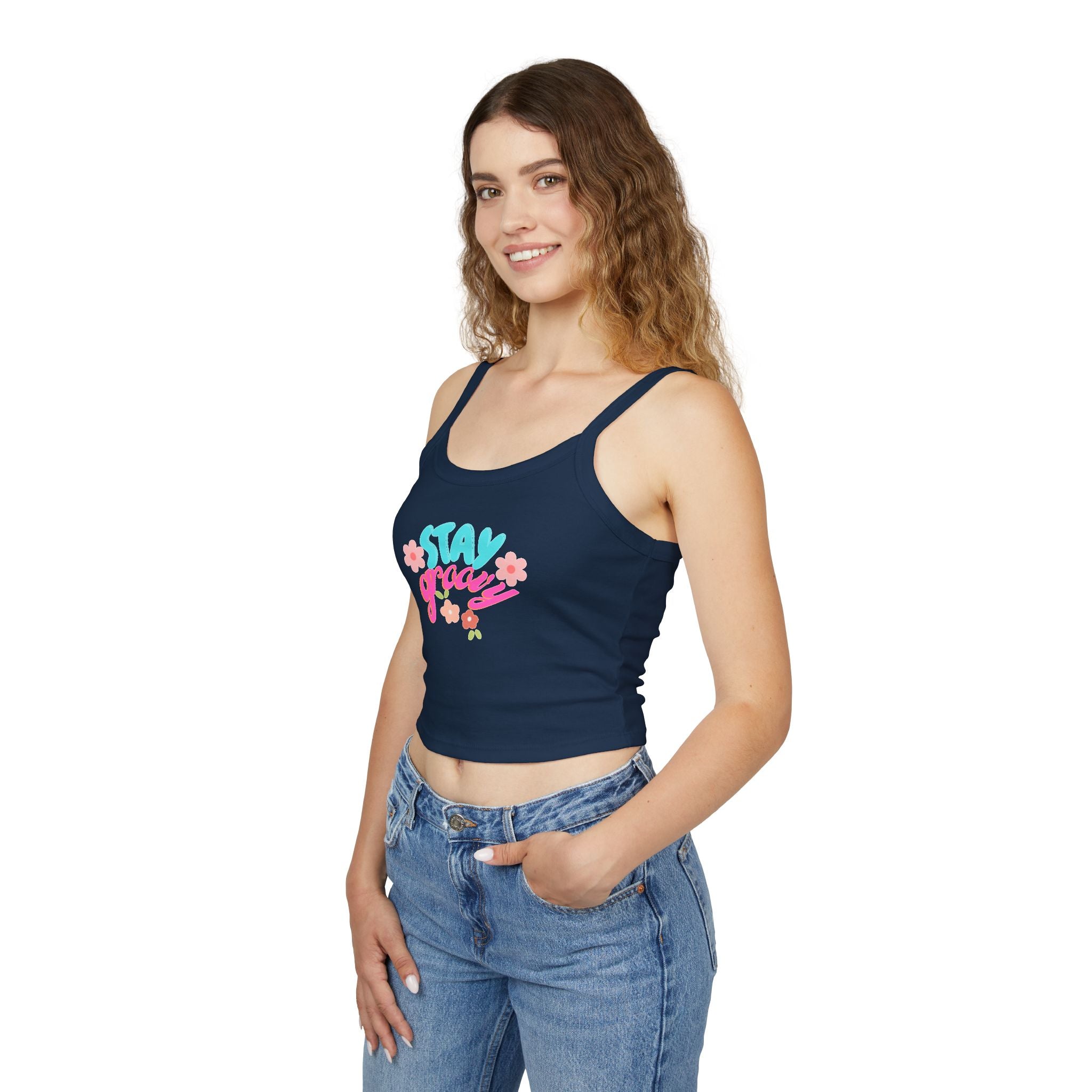 Stay Groovy Floral Tank Top