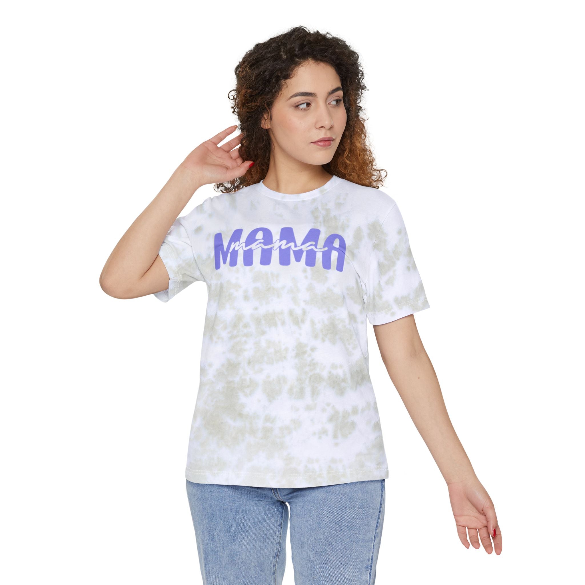 Mama Tie-Dye Tee — Pastel Retro 'Mama' Graphic Shirt