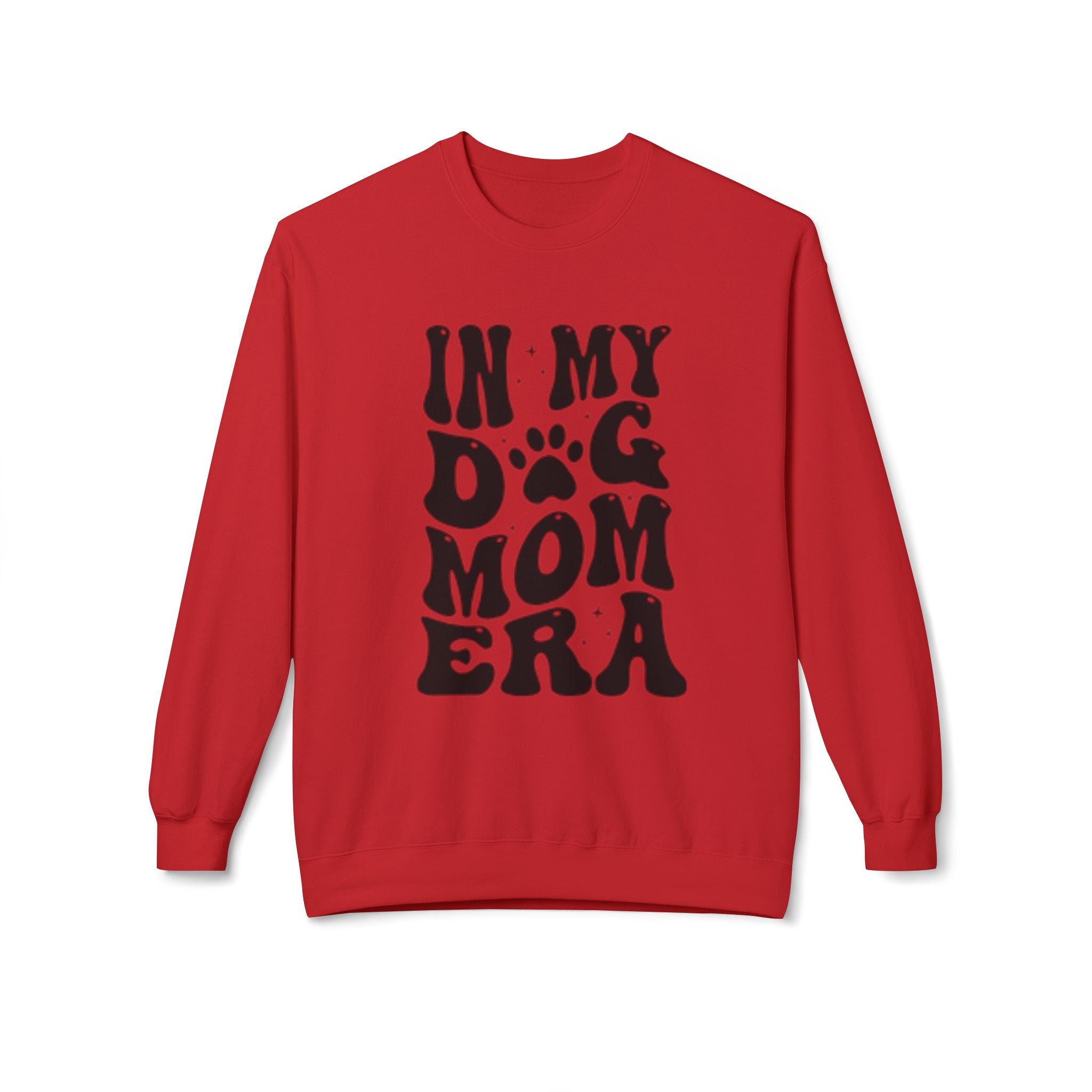 Dog Mom Era Sweatshirt — "In My Dog Mom Era" Paw Print Crewneck