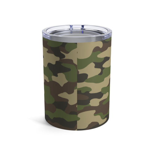 10oz Camo Insulated Tumbler — Double Wall Travel Cup