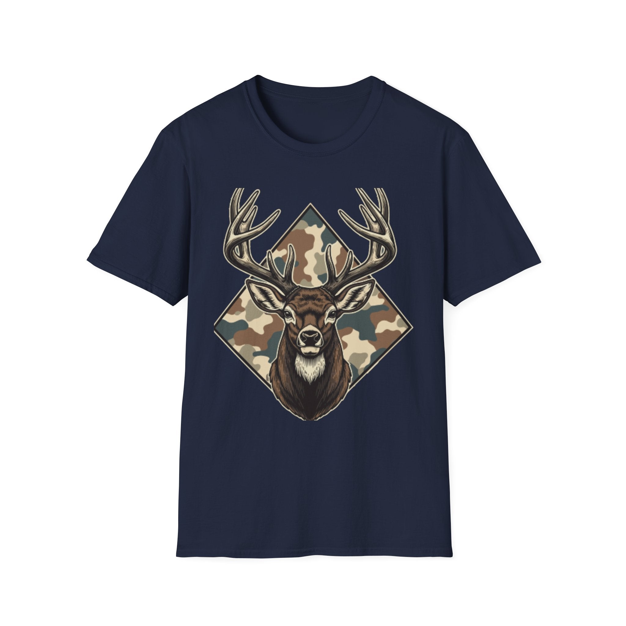 Camo Deer Buck T-Shirt – Graphic Hunting Tee