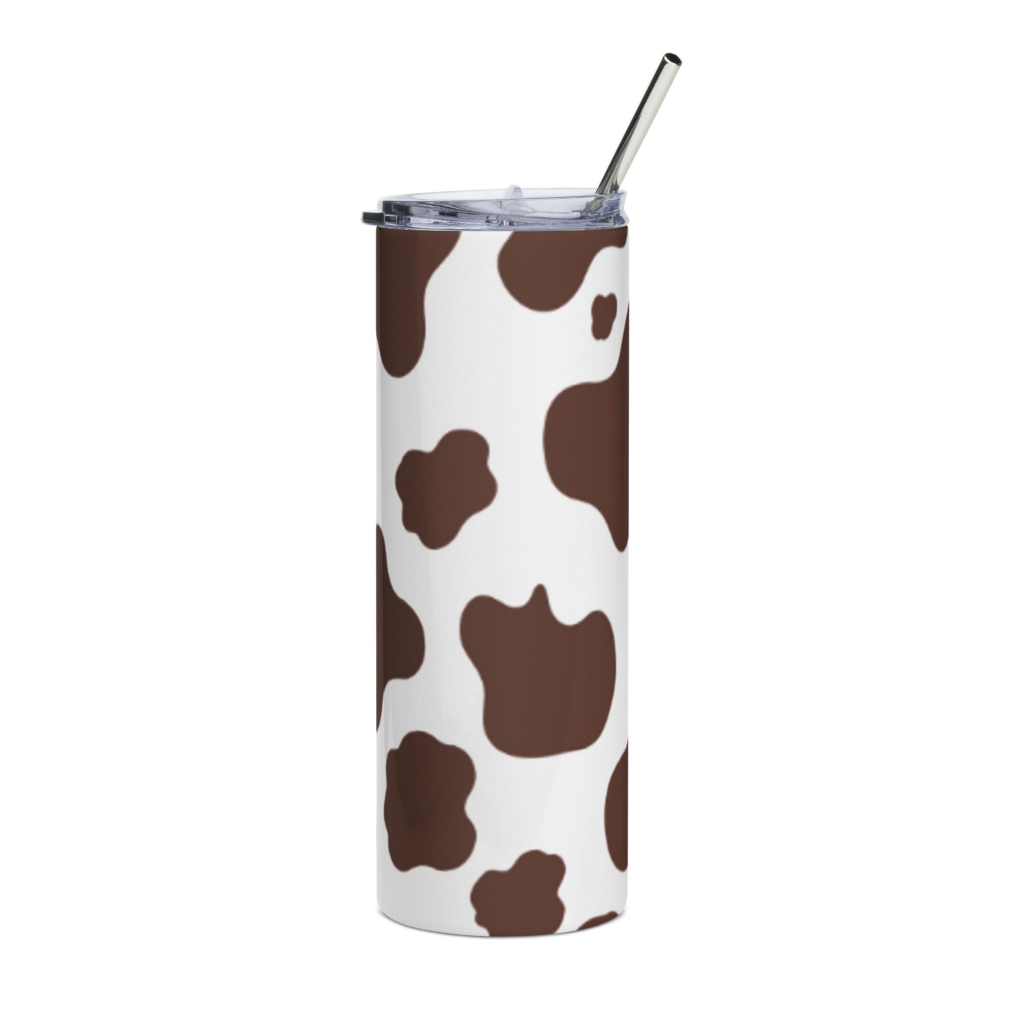 Cow Print 20oz Stainless Tumbler — Insulated Travel Cup