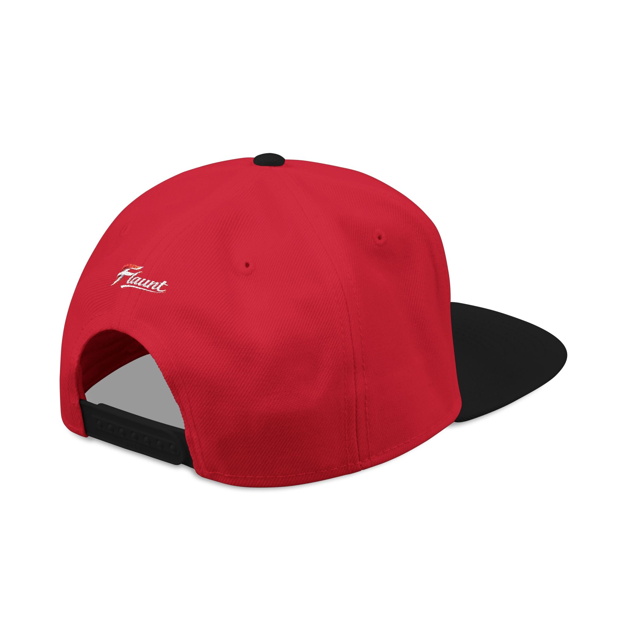 Embroidered 'F' Snapback Hat Lightweight Flat-Brim Cap