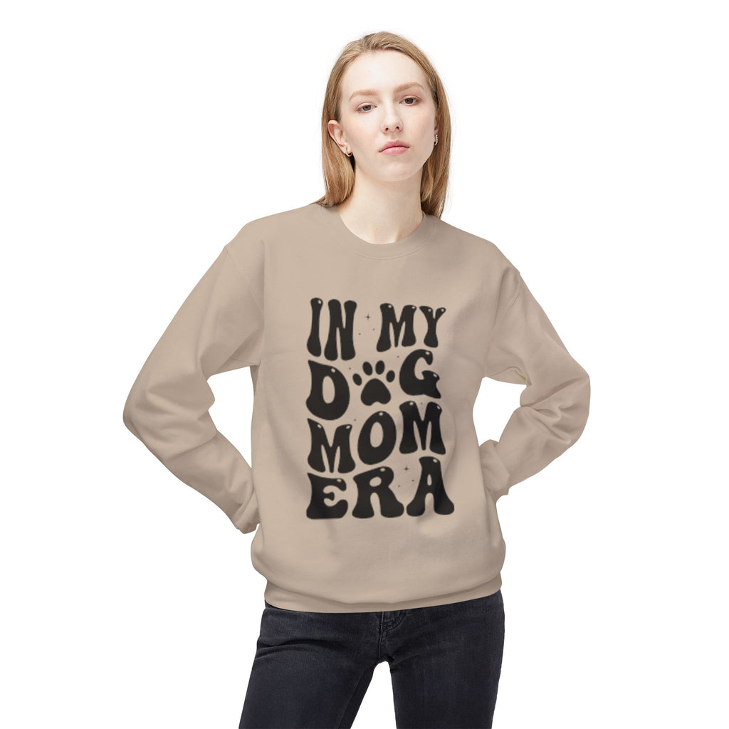 Dog Mom Era Sweatshirt — "In My Dog Mom Era" Paw Print Crewneck