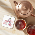 Cocktail Cheers Coaster — Illustrated Drink Glasses Hardboard Coaster