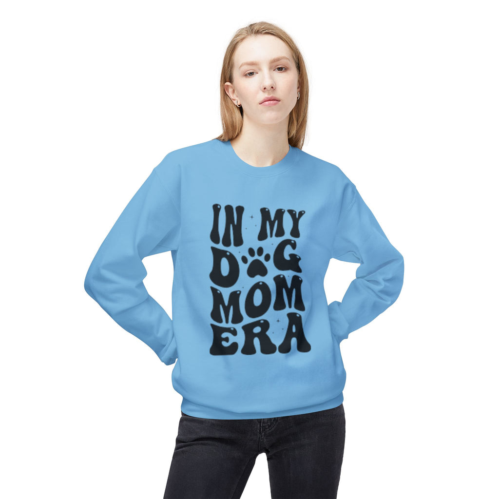 Dog Mom Era Sweatshirt — "In My Dog Mom Era" Paw Print Crewneck