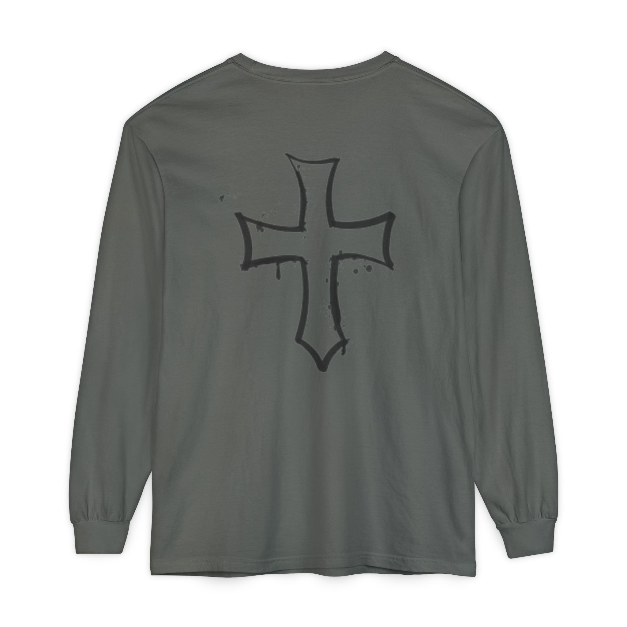 Religious Cross Long Sleeve Tee