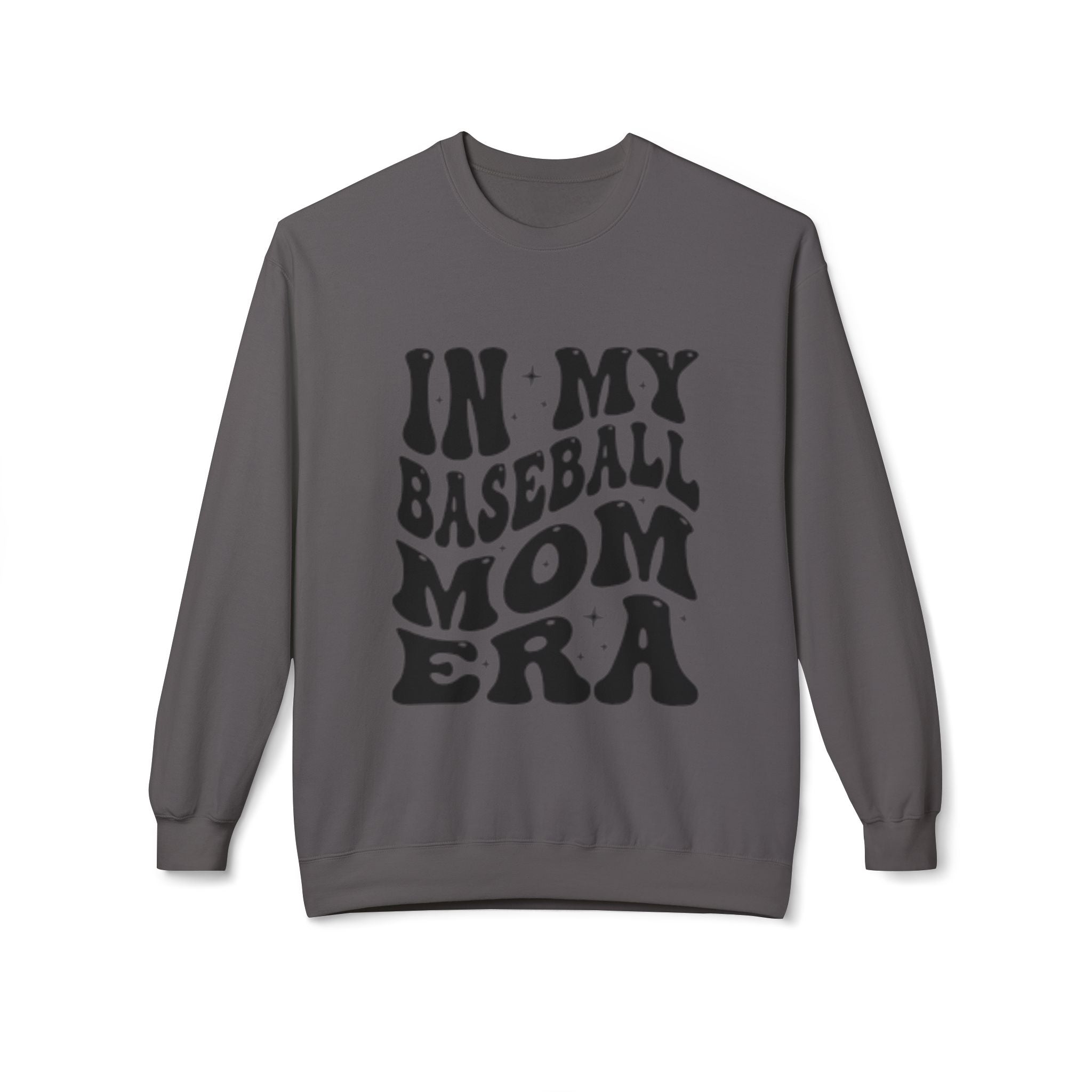 Baseball Mom Crewneck Sweatshirt - "In My Baseball Mom Era" Retro Graphic