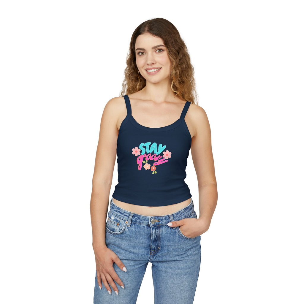 Stay Groovy Floral Tank Top