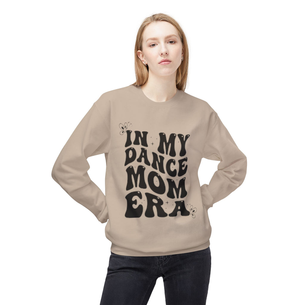 Dance Mom Crewneck Sweatshirt — "In My Dance Mom Era" Retro Script