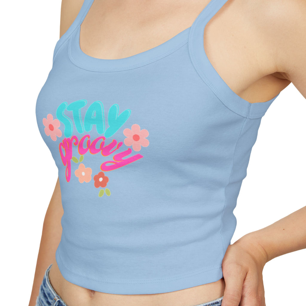 Stay Groovy Floral Tank Top