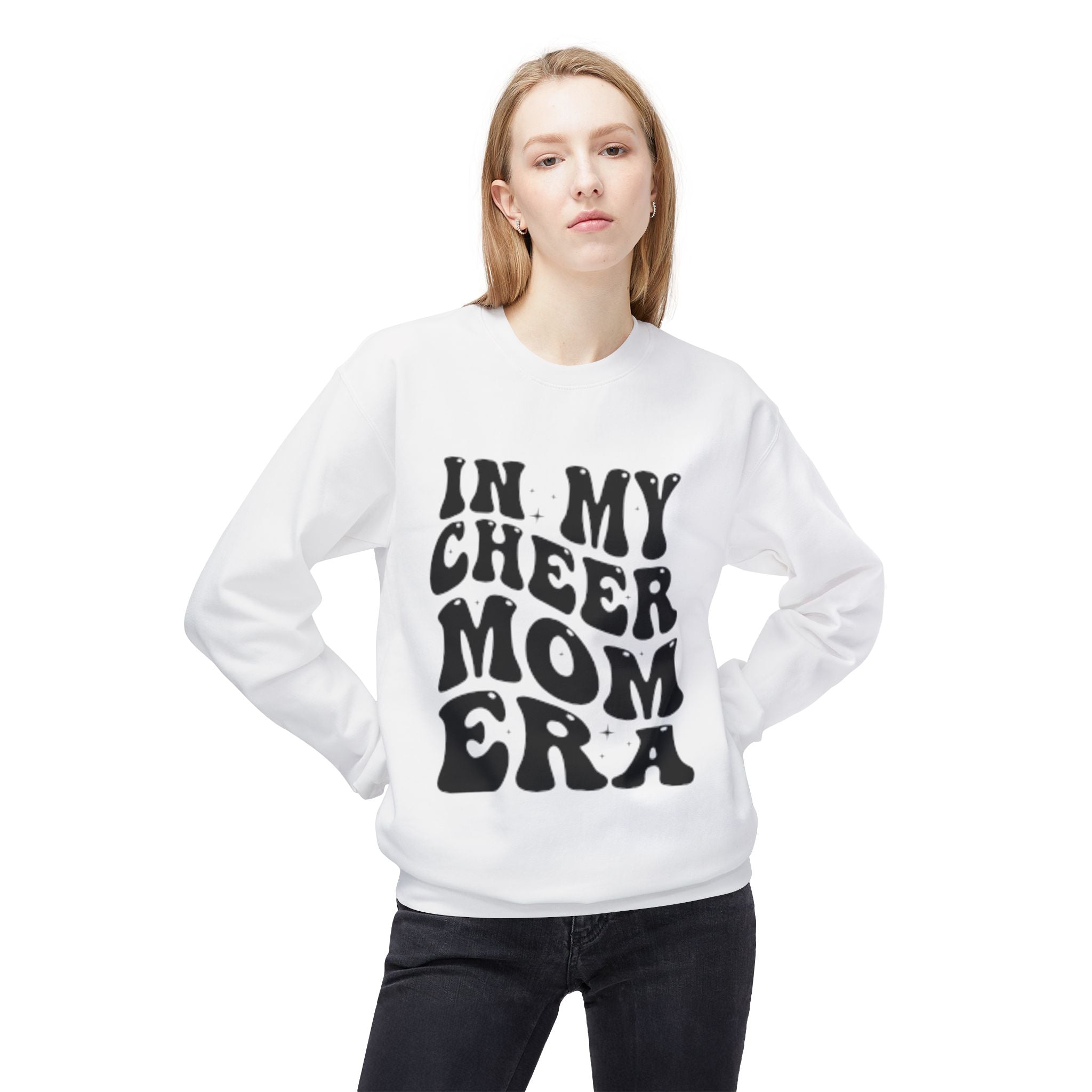 Cheer Mom Era Sweatshirt — 'In My Cheer Mom Era' Retro Crewneck