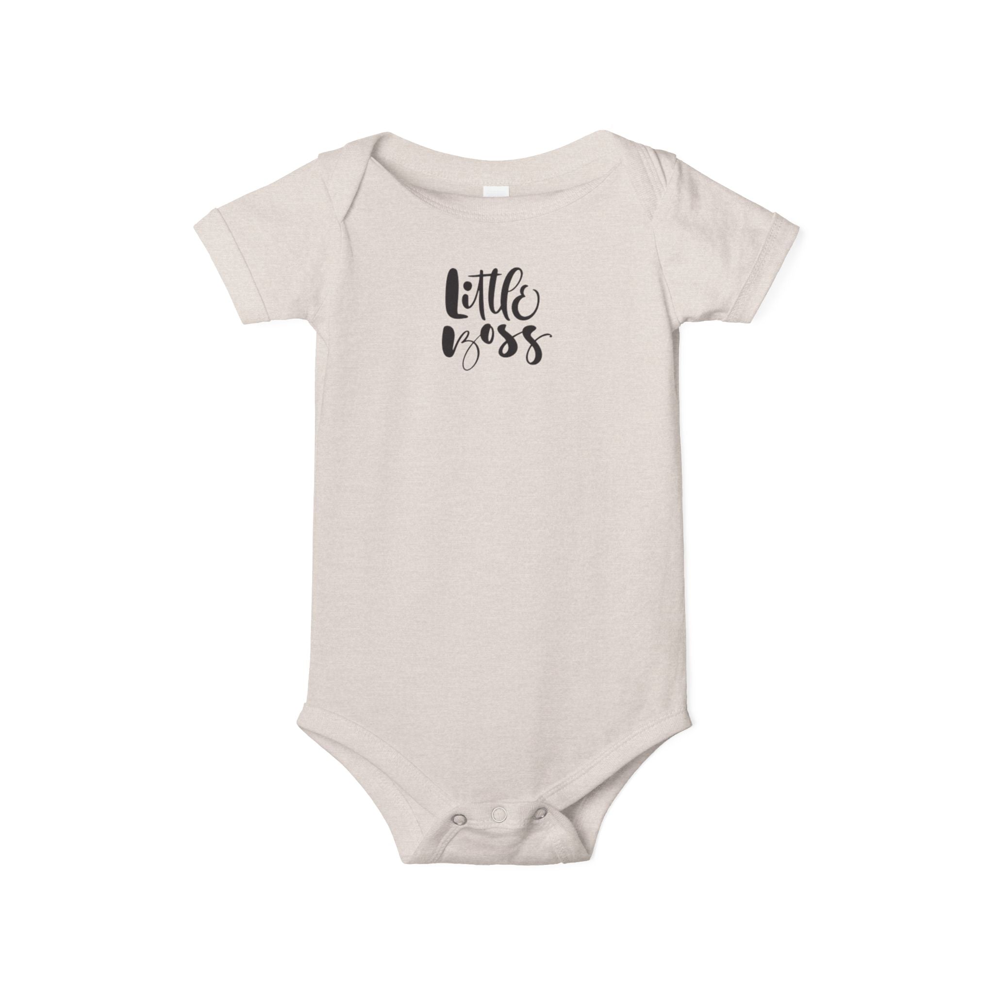 Infant One-Piece – "Little Boss" Cute Baby Bodysuit | Newborn Gift