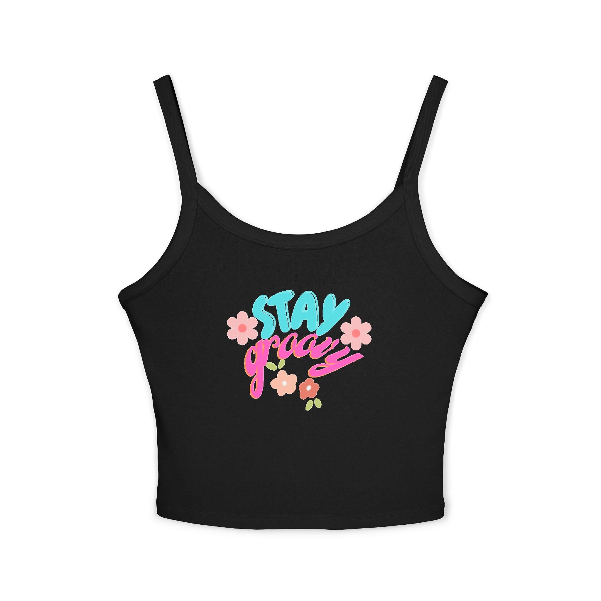 Stay Groovy Floral Tank Top
