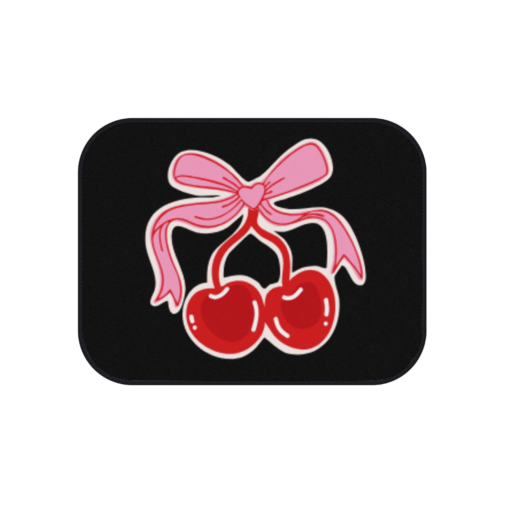 Cherry Bow Car Floor Mats — Cute Retro Car Mats (Set of 4)