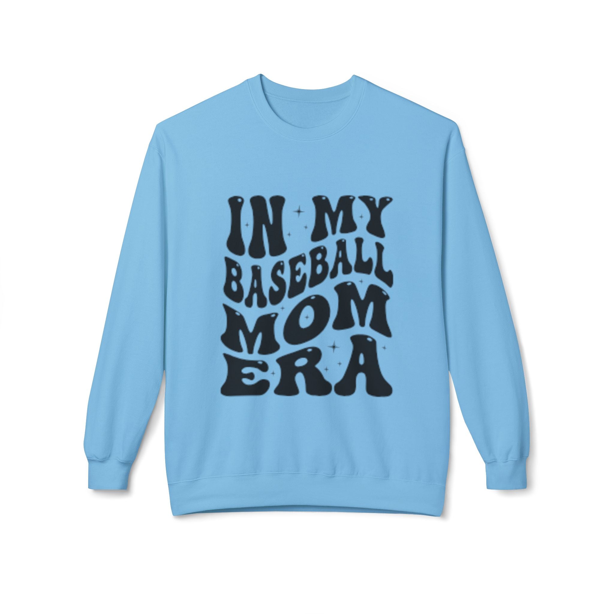 Baseball Mom Crewneck Sweatshirt - "In My Baseball Mom Era" Retro Graphic