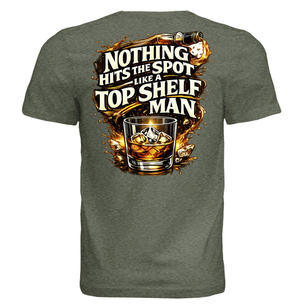 Military Green Triblend - BACK