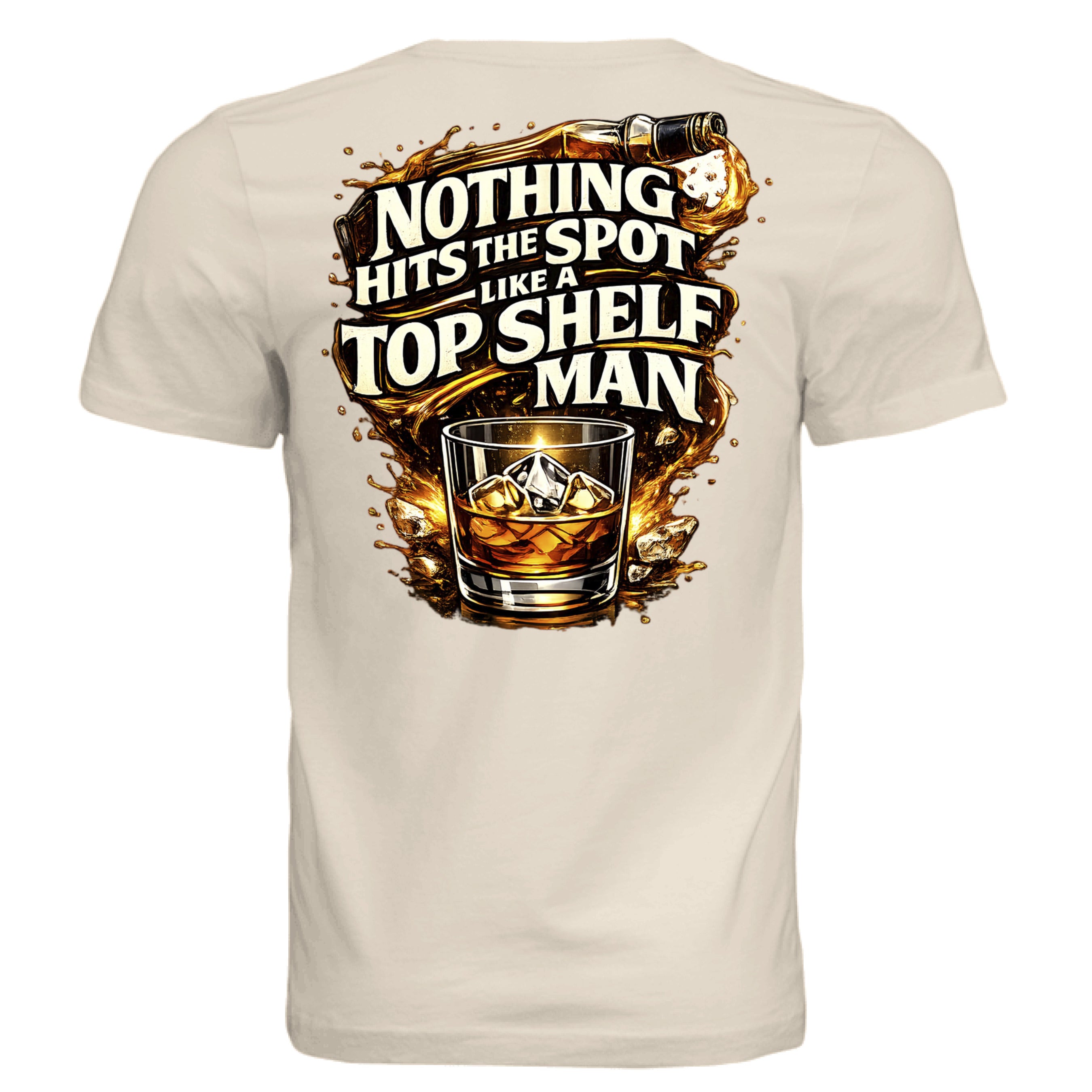 Solid Natural Triblend - BACK