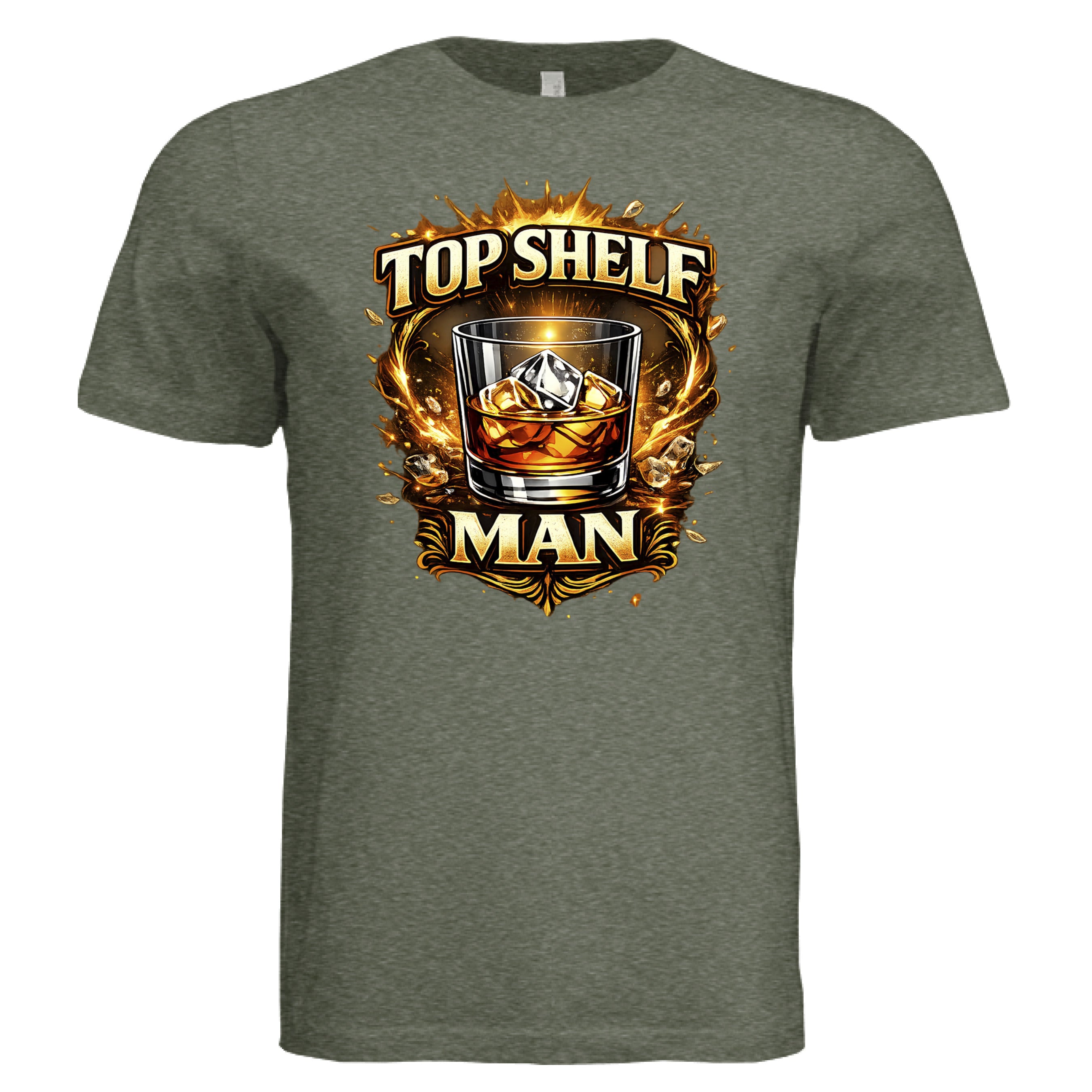 Military Green Triblend - FRONT