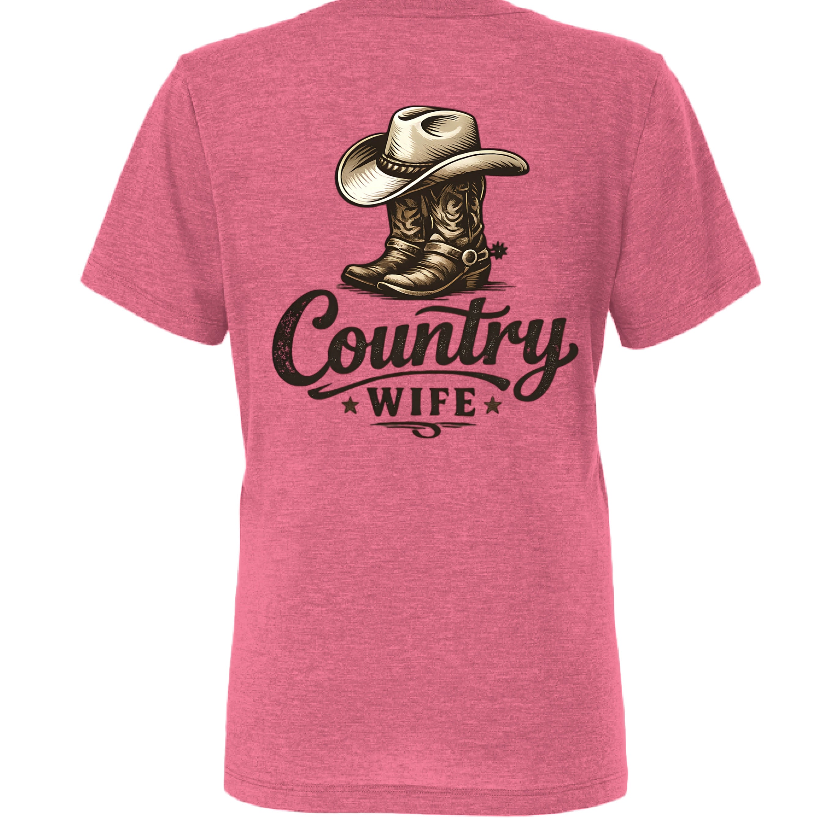 Char Pink Triblend - BACK