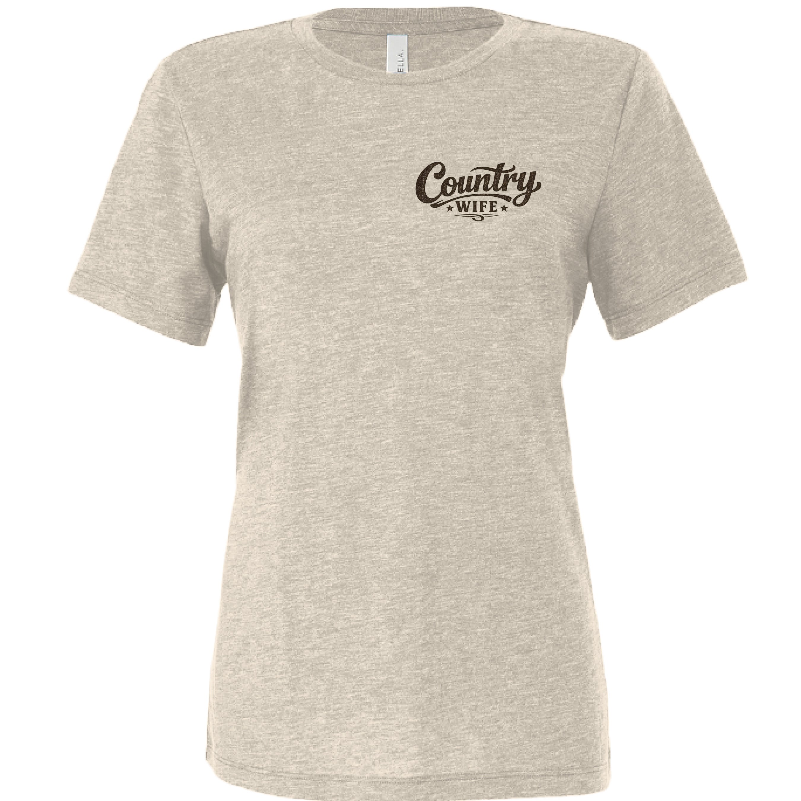 Solid Natural Triblend - FRONT