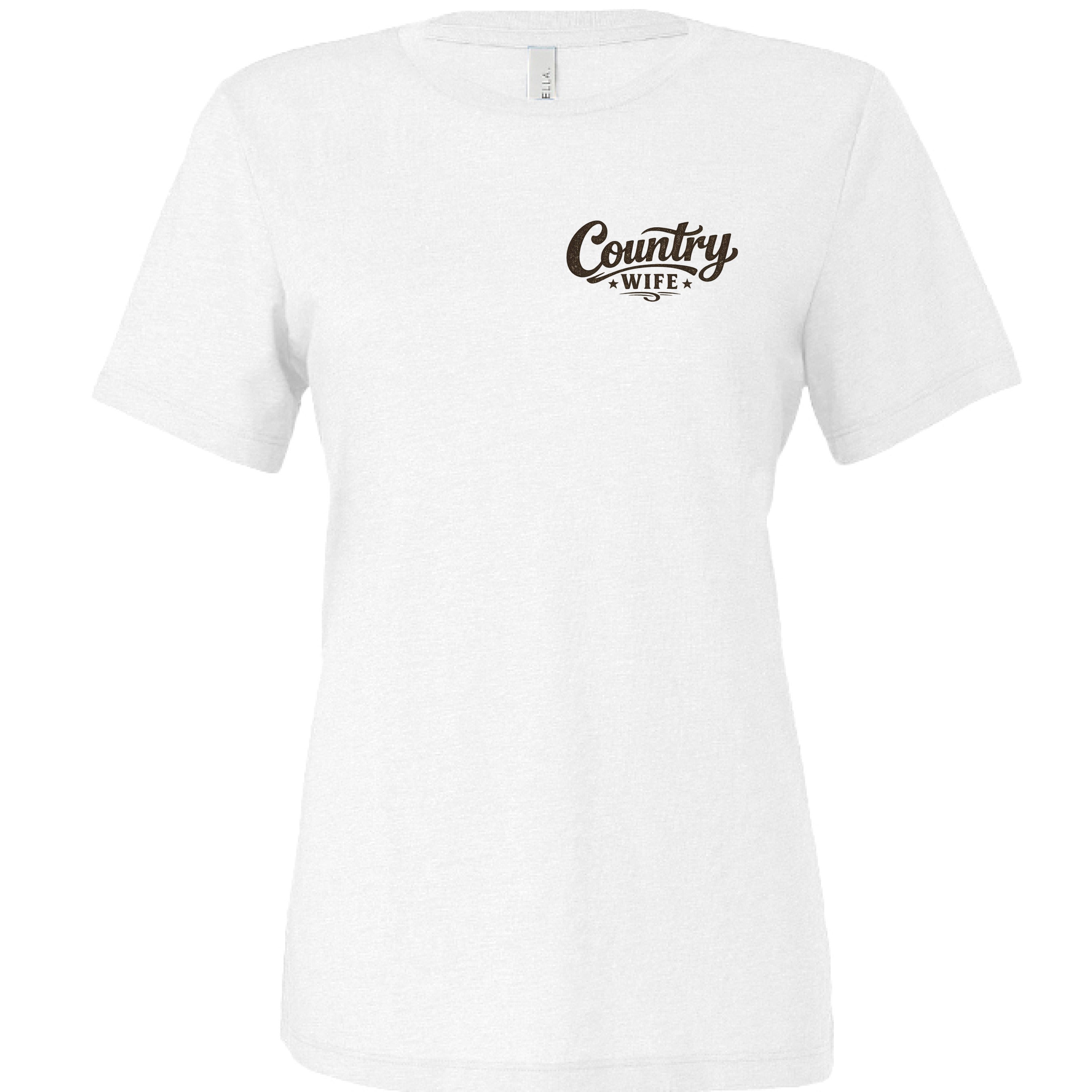 SOLID WHT TRIBELND - FRONT