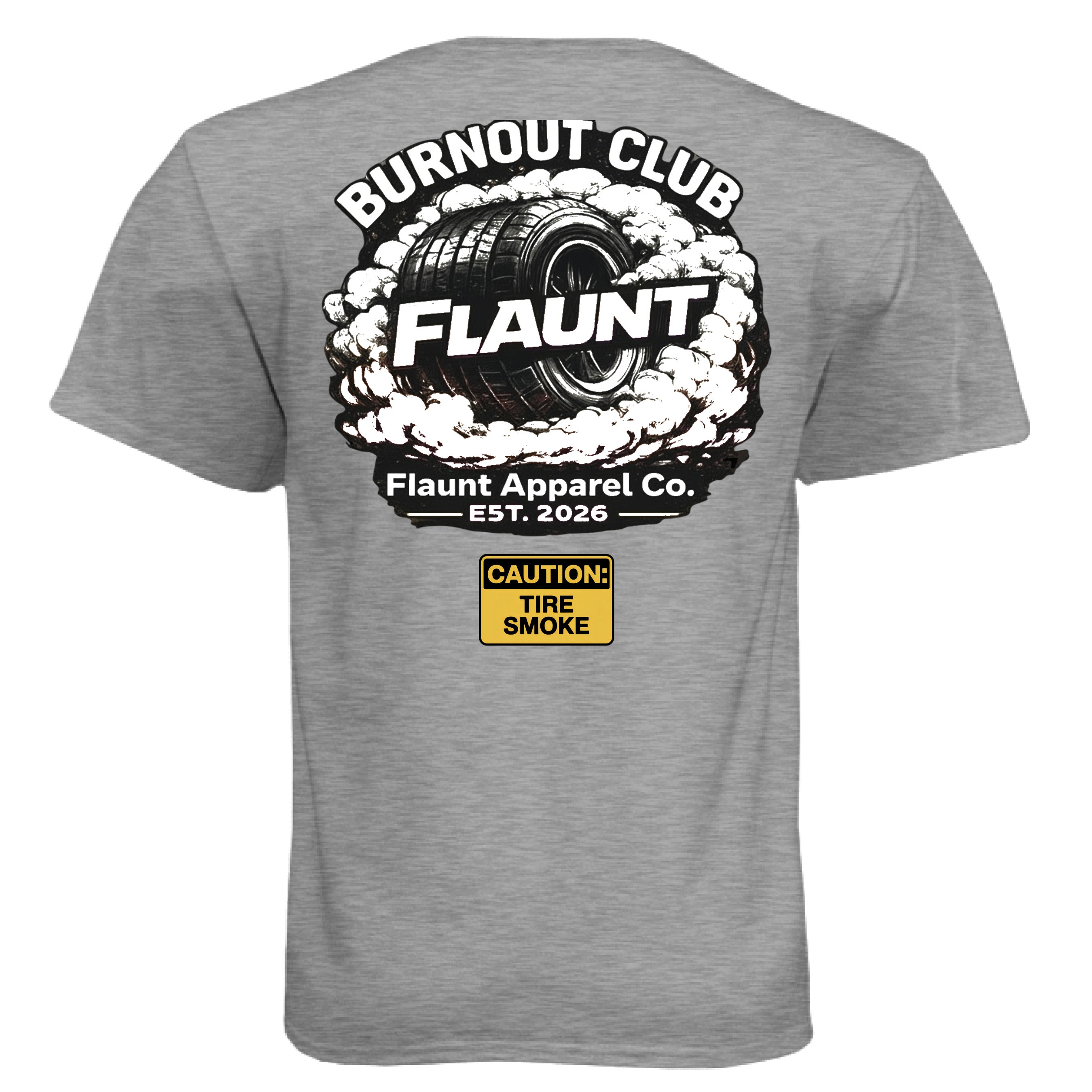 Dark Heather Grey (60/40) - BACK